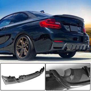 Achterbumperdiffuser V4 (voor F22/F23 M-Sport, carbon) BMW 2-serie F22/F23 2014–2021 foto 2