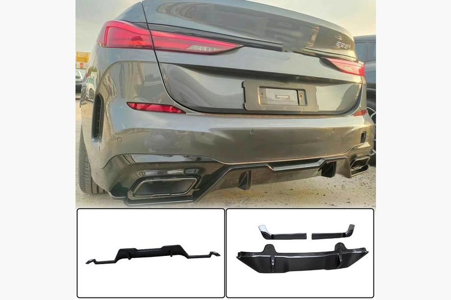 BMW 2 Serie Gran Coupe F44 2020–2024 Achterbumper diffuser carbon Image