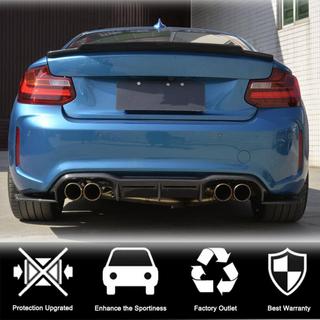 Achterbumper diffuser V3 (voor F87 M2/M2C, carbon) BMW 2-serie F22/F23 2014–2021 foto 2