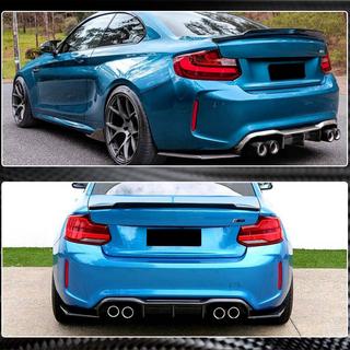 Achterbumper diffuser V3 (voor F87 M2/M2C, carbon) BMW 2-serie F22/F23 2014–2021 foto 4