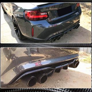 Achterbumper diffuser V4 (voor F87 M2/M2С, carbon) BMW 2-serie F22/F23 2014–2021 foto 3