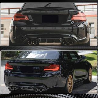 Achterbumper diffuser V6 (voor F87 M2/M2С, carbon) BMW 2-serie F22/F23 2014–2021 foto 4
