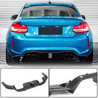 BMW 2-serie F22/F23 2014–2021 V7 achterbumper diffuser (voor F87 M2/M2C, carbon) foto 1