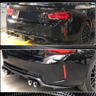 V7 achterbumper diffuser (voor F87 M2/M2C, carbon) BMW 2-serie F22/F23 2014–2021 foto 3
