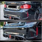 BMW 2-serie F22/F23 2014–2021 V8 achterbumper diffuser (voor F87 M2/M2C, carbon) foto 5