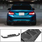 BMW 2-serie F22/F23 2014–2021 Achterbumper diffuser V5 (voor F87 M2/M2C, carbon) foto 2