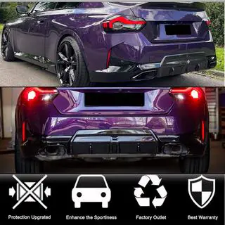 Achterbumper diffuser V2 (voor M-Sport, carbon) foto 2