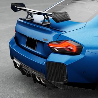 Achterbumper diffuser V2 (voor G87, carbon) BMW 2 Serie G42 2021– foto 2