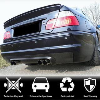 Achterbumper diffuser V1 (voor M3, carbon) foto 2