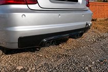 BMW 3 Serie E46 1998–2006 Achterbumper diffuser V2 (voor M3, carbon) foto 4