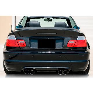 Achterbumper diffuser V2 (voor M3, carbon) foto 1