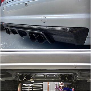 Achterbumper diffuser V3 (voor M3, carbon) foto 4