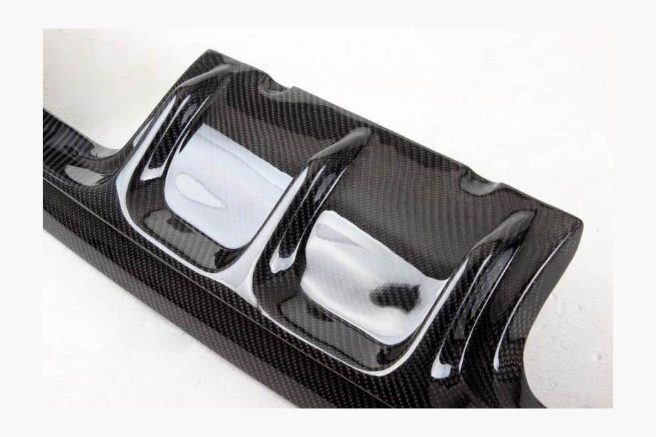 BMW 3 Serie E46 1998–2006 Achterbumper diffuser V3 (voor M3, carbon) Foto 9