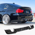 BMW 3-serie E90/E91 2005–2011 Achterbumper diffuser V1 (voor E90 M-Sport, carbon) foto 1