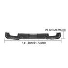 BMW 3-serie E90/E91 2005–2011 Achterbumper diffuser V1 (voor E90 M-Sport, carbon) foto 12