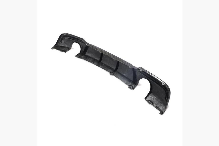 BMW 3-serie E90/E91 2005–2011 Achterbumper diffuser (voor E90 M-Sport, carbon) Foto 11