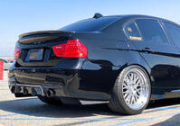 BMW 3-serie E90/E91 2005–2011 Achterbumper diffuser FRP V5 (voor E90 M Sport) foto 5