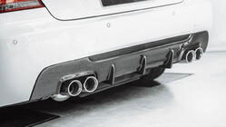 BMW 3-serie E92/E93 2006–2013 Achterbumperdiffuser V1 (voor M-Sport, carbon) foto 2