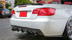 BMW 3-serie E92/E93 2006–2013 Achterbumperdiffuser V1 (voor M-Sport, carbon) foto 4
