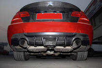 BMW 3-serie E92/E93 2006–2013 Achterbumper diffuser (voor M-Sport, carbon) foto 3