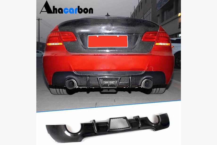 BMW 3-serie E92/E93 2006–2013 Achterbumper diffuser (voor M-Sport, carbon) Image