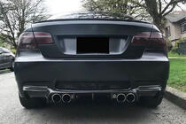 BMW 3-serie E90/E91 2005–2011 Achterbumper diffuser Carbon V2 (voor E92/E93 M3) foto 3