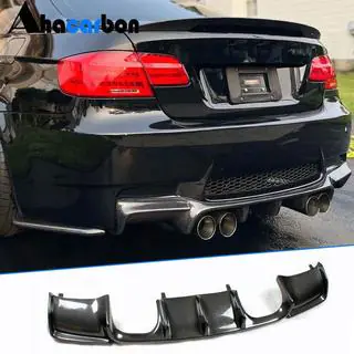 Achterbumper diffuser V-Style (voor M3, carbon) foto 1