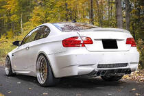 BMW 3-serie E92/E93 2006–2013 Achterbumper diffuser H2-Style (voor M3, carbon) foto 3