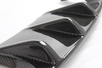 BMW 3-serie E92/E93 2006–2013 Achterbumper diffuser H2-Style (voor M3, carbon) foto 8