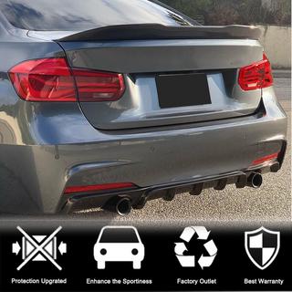 Achterbumperdiffuser V1 (voor F30 M-Sport, carbon) BMW 3 Serie F30/F31 2012–2019 foto 3