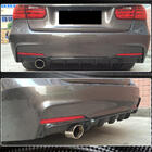BMW 3 Serie F30/F31 2012–2019 Achterbumper diffuser V3 (voor F30 M-Sport, carbon) foto 2