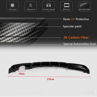 Achterbumper diffuser V3 (voor F30 M-Sport, carbon) BMW 3 Serie F30/F31 2012–2019 foto 4
