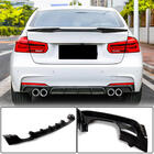 BMW 3 Serie F30/F31 2012–2019 V4 achterbumper diffuser (voor F30 M-Sport, carbon) foto 2