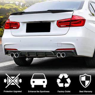 V4 achterbumper diffuser (voor F30 M-Sport, carbon) BMW 3 Serie F30/F31 2012–2019 foto 3