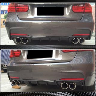 V4 achterbumper diffuser (voor F30 M-Sport, carbon) BMW 3 Serie F30/F31 2012–2019 foto 4