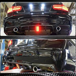 Achterbumper diffuser V2 (voor F30 M-Sport, carbon) BMW 3 Serie F30/F31 2012–2019 foto 3