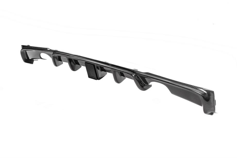BMW 3 Serie F30/F31 2012–2019 Achterbumper diffuser V2 (voor F30 M-Sport, carbon) Foto 6