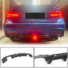 BMW 3 Serie F30/F31 2012–2019 Achterbumper diffuser carbon V11 (voor M-Sport) foto 9