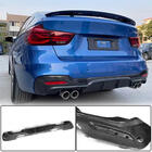 BMW 3-serie F34 2013–2020 Achterbumperdiffuser V4 (voor M-Sport, carbon) foto 1