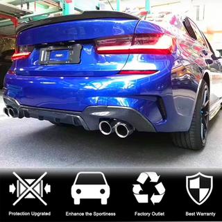 V4 achterbumper diffuser (voor M-Sport 2018-2022, carbon) BMW 3 Serie G20/G21 2018– foto 2