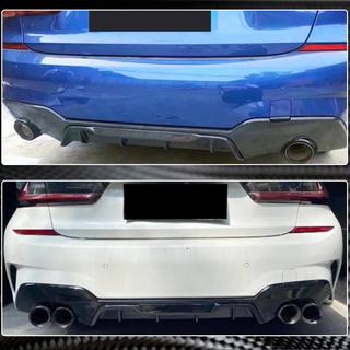 V4 achterbumper diffuser (voor M-Sport 2018-2022, carbon) BMW 3 Serie G20/G21 2018– foto 3