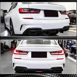 Achterbumper diffuser V6 (voor M-Sport 2018-2022, carbon) BMW 3 Serie G20/G21 2018– foto 3