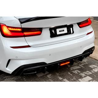 Achterbumper diffuser V6 (voor M-Sport 2018-2022, carbon) BMW 3 Serie G20/G21 2018– foto 1