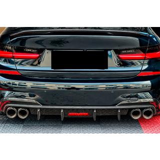 Achterbumper diffuser V6 (voor M-Sport 2018-2022, carbon) BMW 3 Serie G20/G21 2018– foto 3