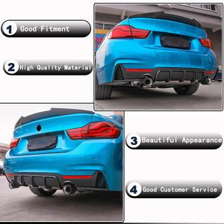 Achterbumperdiffuser V4 (voor M-Sport, carbon) foto 4