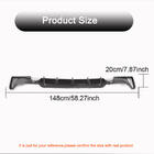 BMW 4 Serie F32/F33/F36 2012–2020 Achterbumperdiffuser FRP V6 (M-Sport) foto 6
