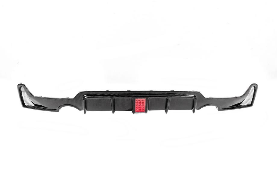 BMW 4 Serie F32/F33/F36 2012–2020 Achterbumper diffuser V8 (voor M-Sport, carbon) Foto 4