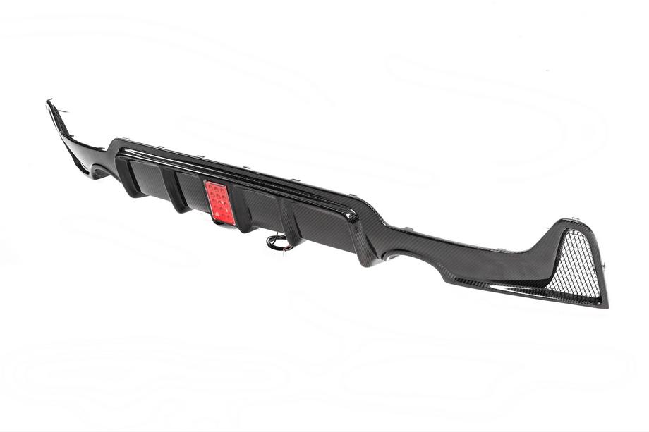 BMW 4 Serie F32/F33/F36 2012–2020 Achterbumper diffuser V8 (voor M-Sport, carbon) Foto 5