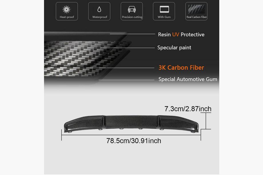 BMW 4-serie G22/23/26 2020– Achterbumper diffuser V1 (voor G22/G23 M-Sport, carbon) Foto 5