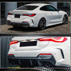 BMW 4-serie G22/23/26 2020– Achterbumperdiffuser V2 (voor G22/G23 M-Sport, carbon) foto 4